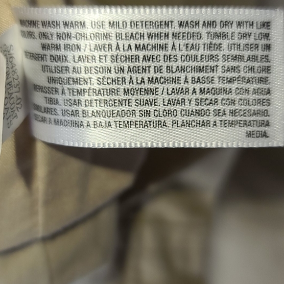 Old Navy khaki tan brown pea coat jacket medium - Picture 5 of 5